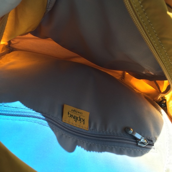 NWT Yellow Kipling Backpack - Picture 5 of 5